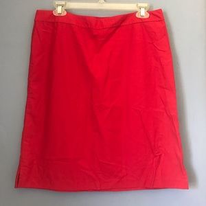 GAP factory Red Midi Skirt